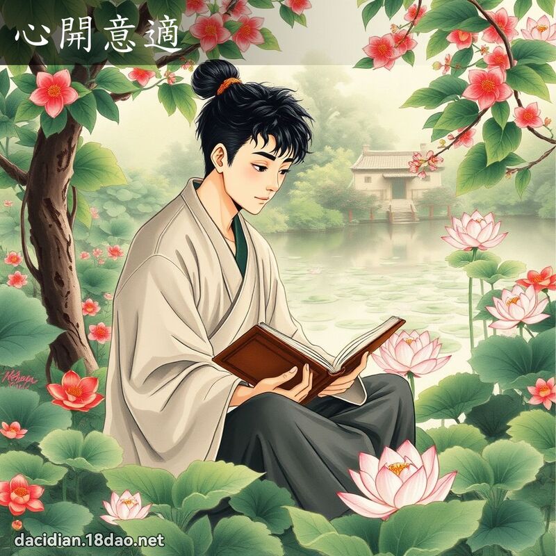 心开意適 - 中华成语配图