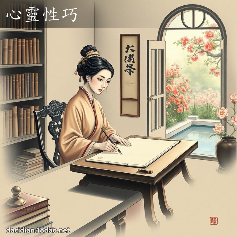 心灵性巧 - 中华成语配图