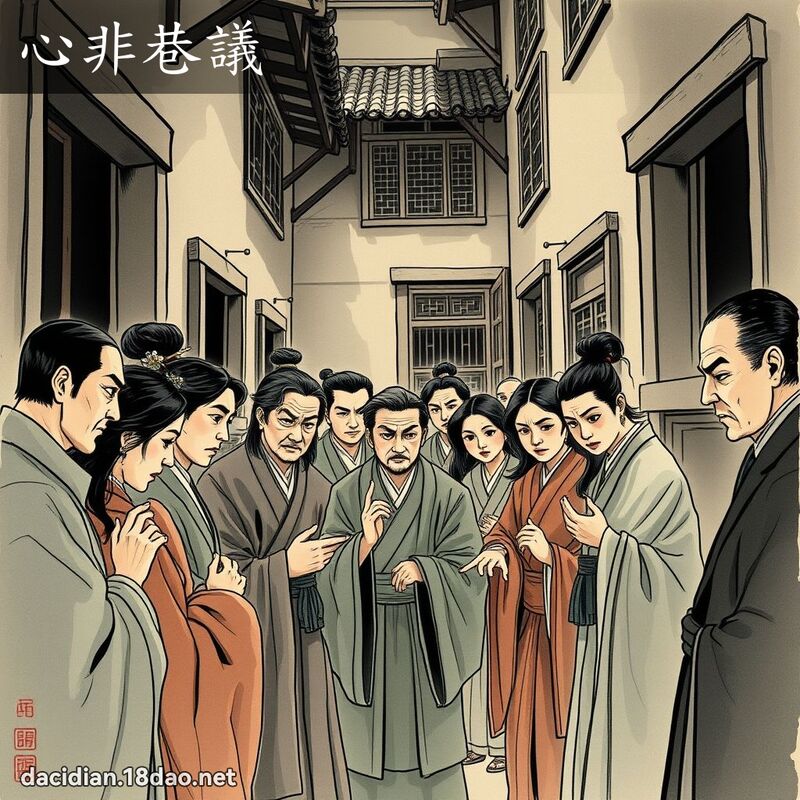 心非巷議 - 中華成語配圖