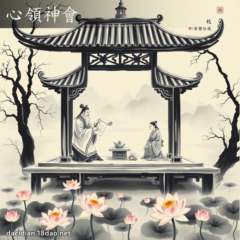 心领神会 - 中华成语配图