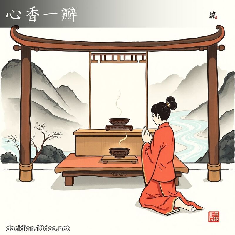 心香一瓣 - 中华成语配图