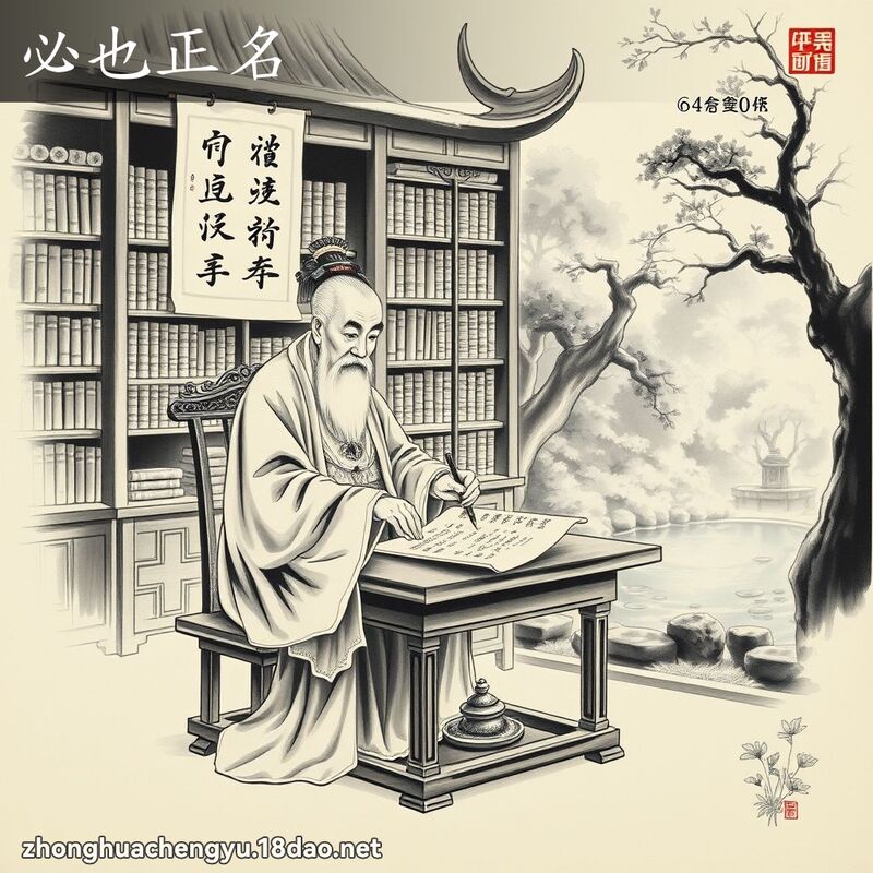 必也正名 配图