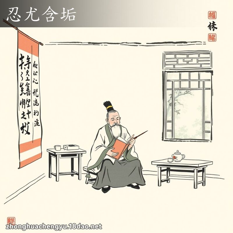 忍尤含垢 配图
