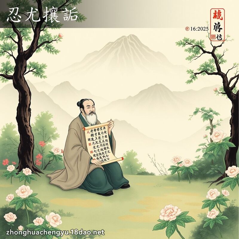忍尤攘詬 配图
