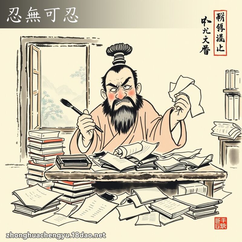 忍無可忍 配图