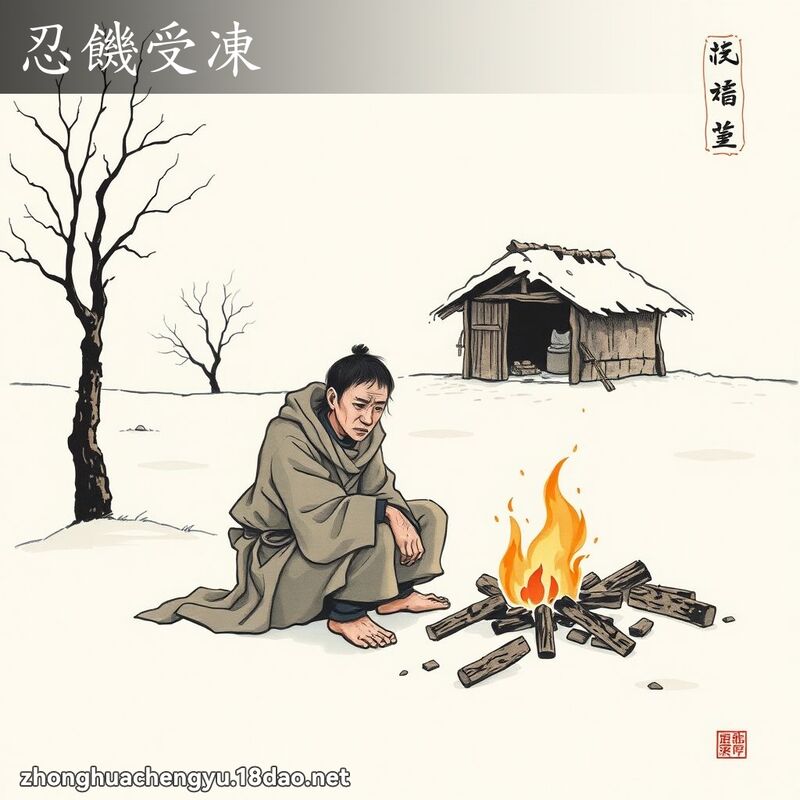 忍饑受凍 配图