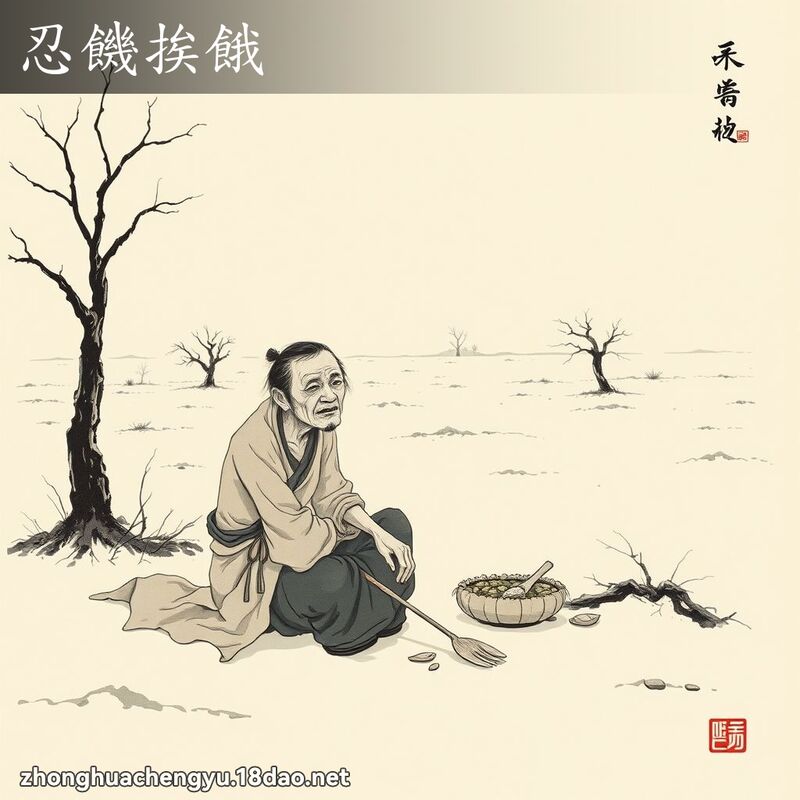 忍饑挨餓 配图