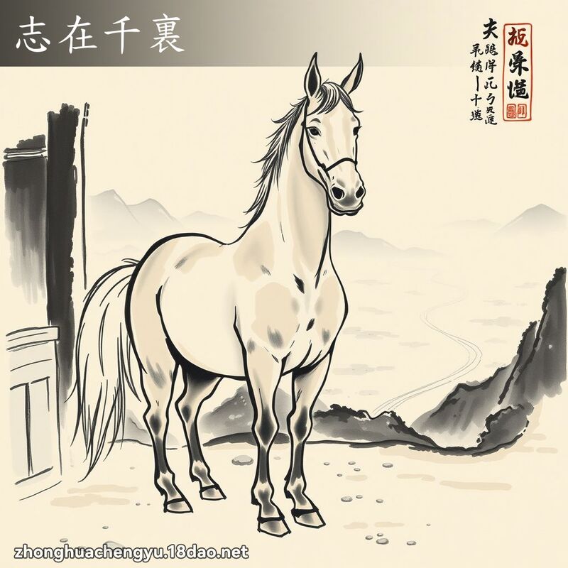 志在千裏 配图
