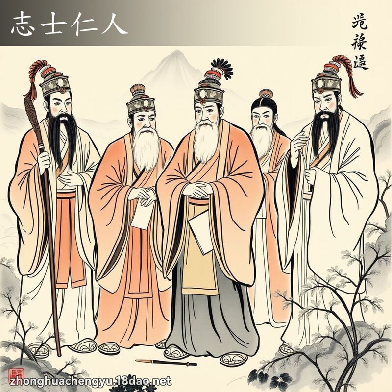 志士仁人 配图