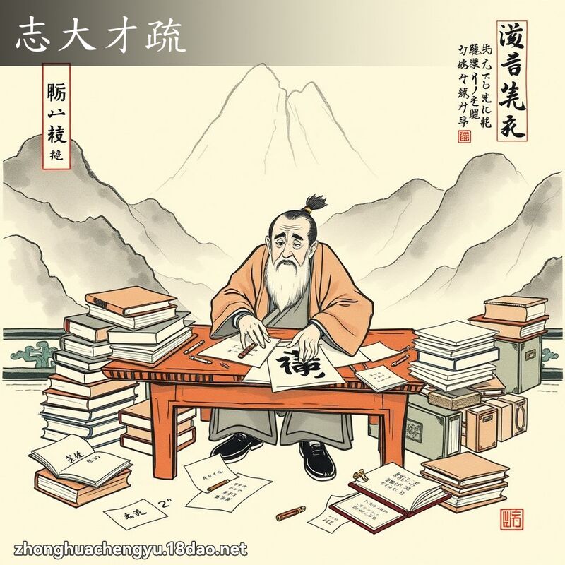 志大才疏 配图
