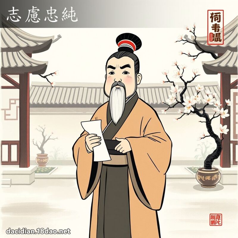 志慮忠純 - 中華成語配圖