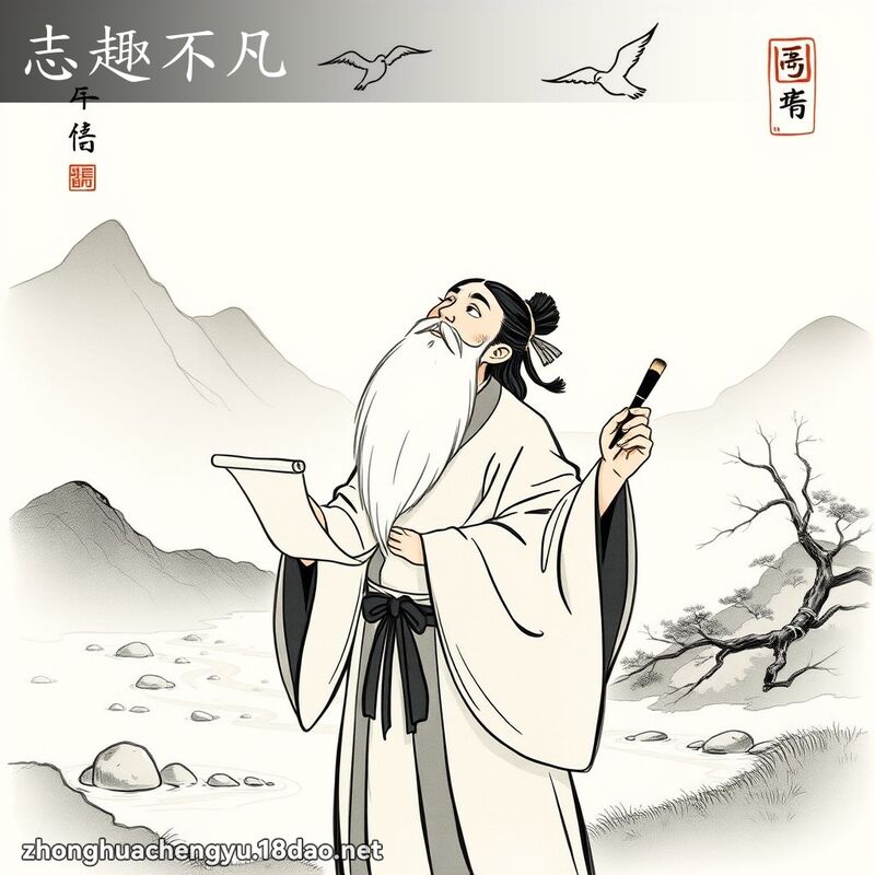 志趣不凡 配图