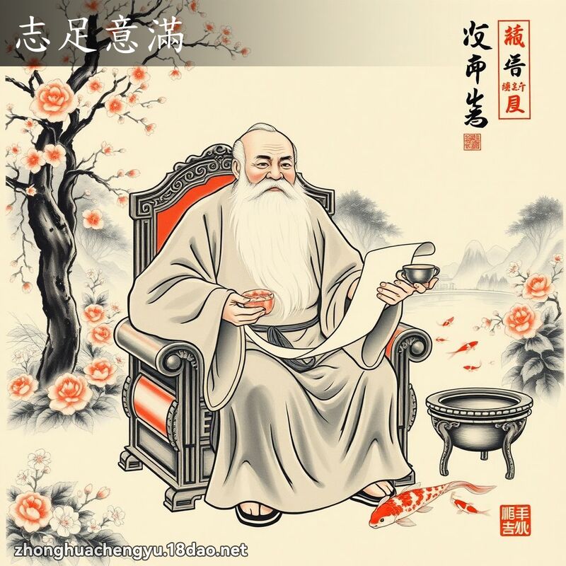 志足意滿 配图