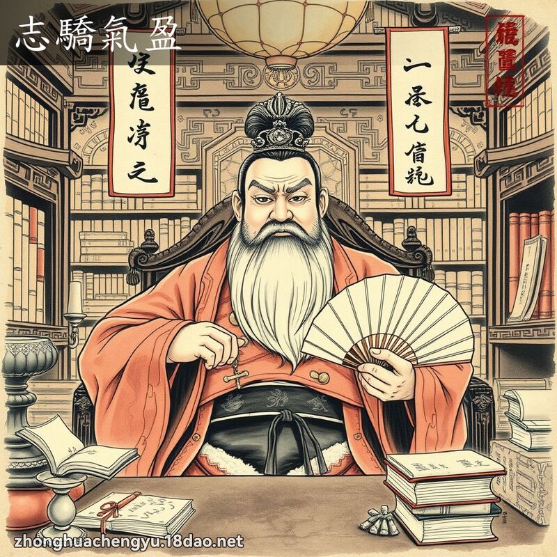 志驕氣盈 配图