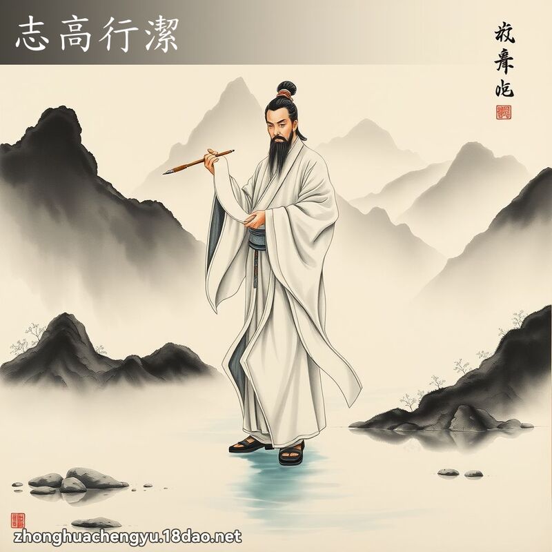 志高行潔 配图