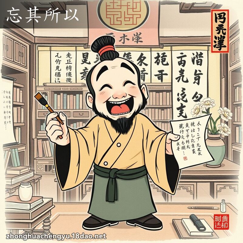 忘其所以 配图