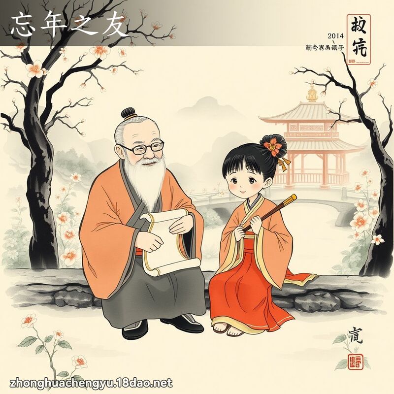 忘年之友 配图