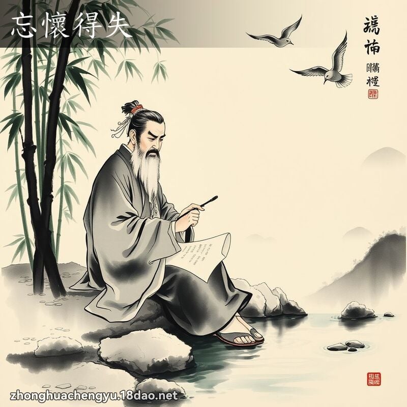 忘懷得失 配图