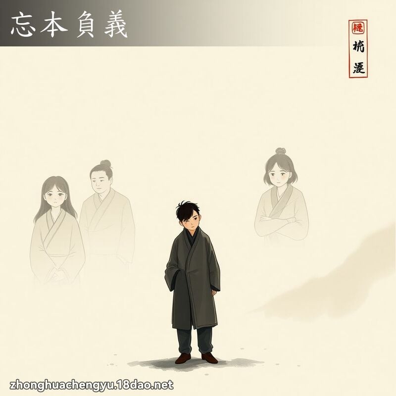 忘本負義 配图