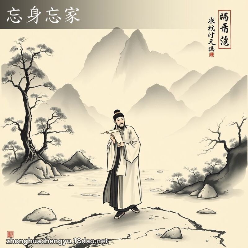忘身忘家 配图