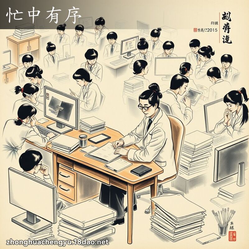 忙中有序 配图