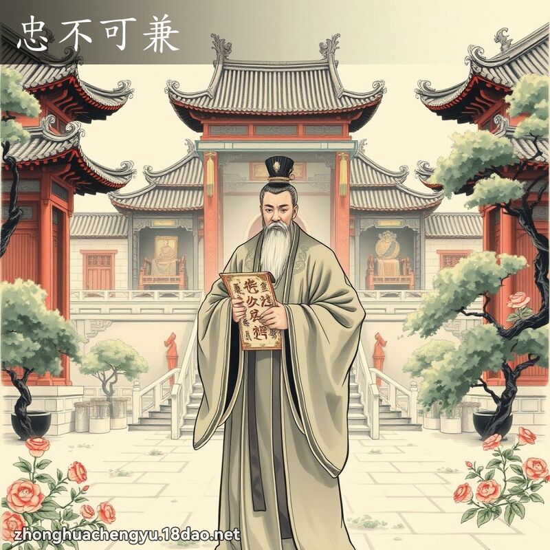 忠不可兼 配图