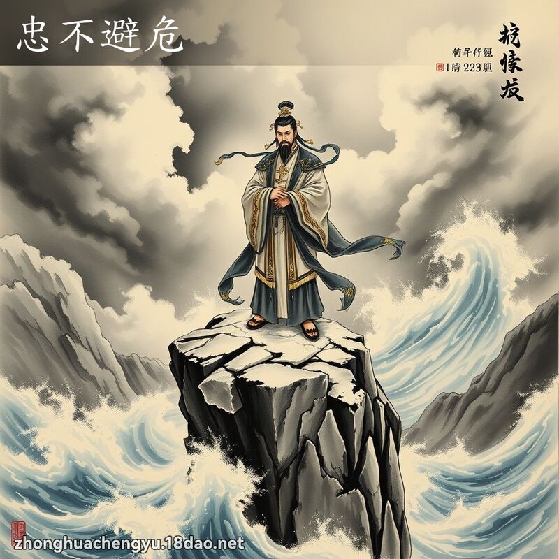 忠不避危 配图