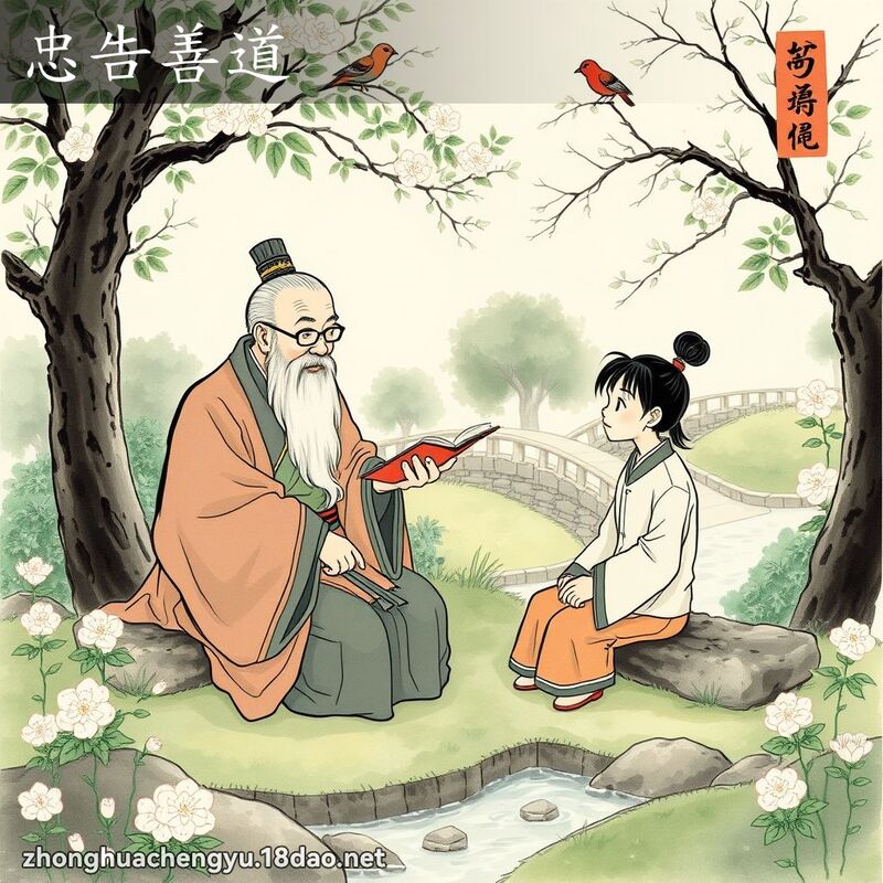 忠告善道 配图
