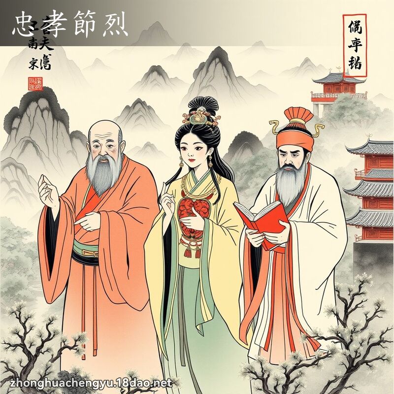 忠孝節烈 配图