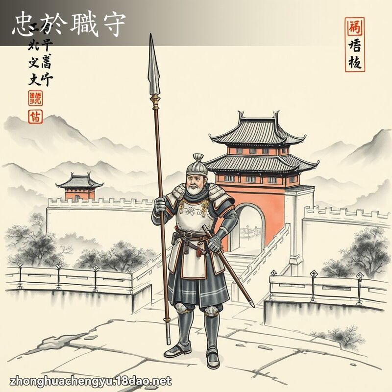 忠於職守 配图