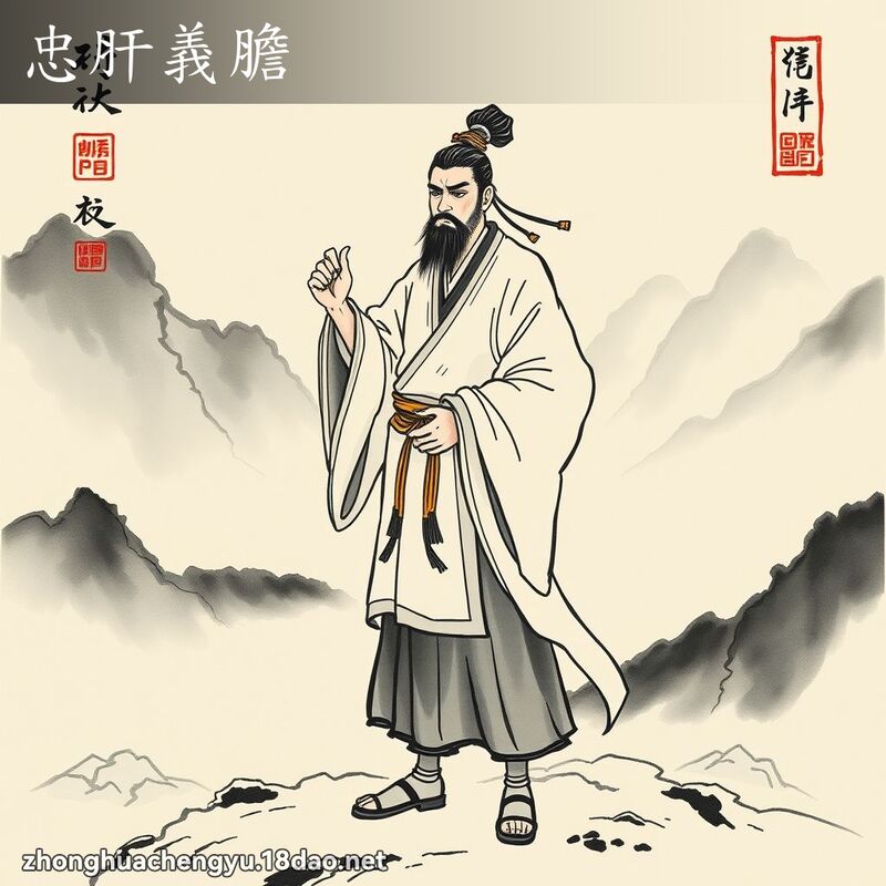 忠肝義膽 配图