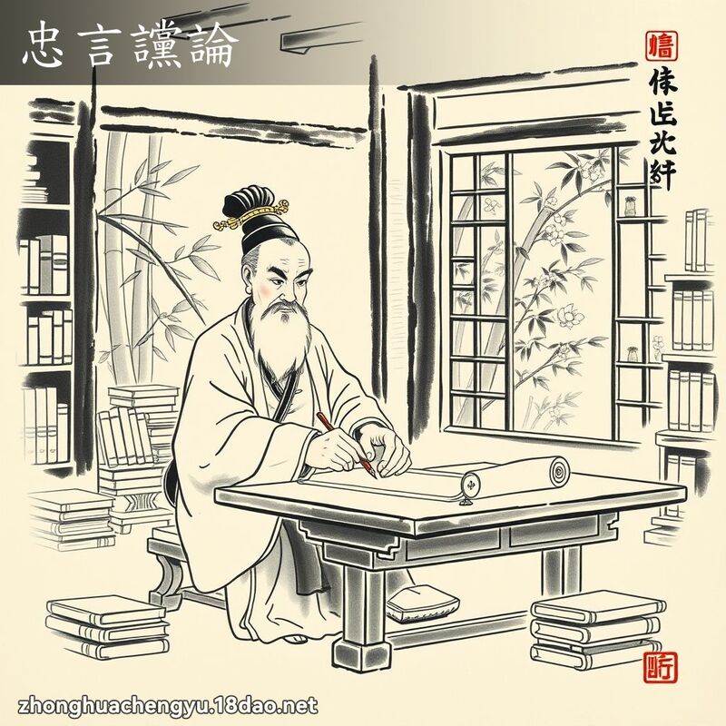 忠言讜論 配图