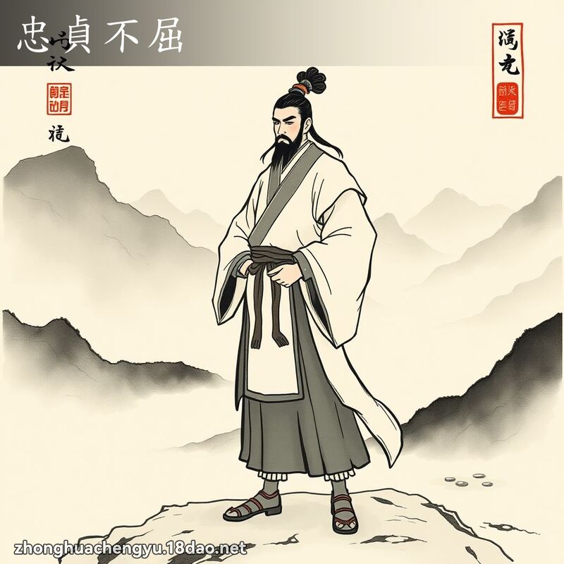 忠貞不屈 配图