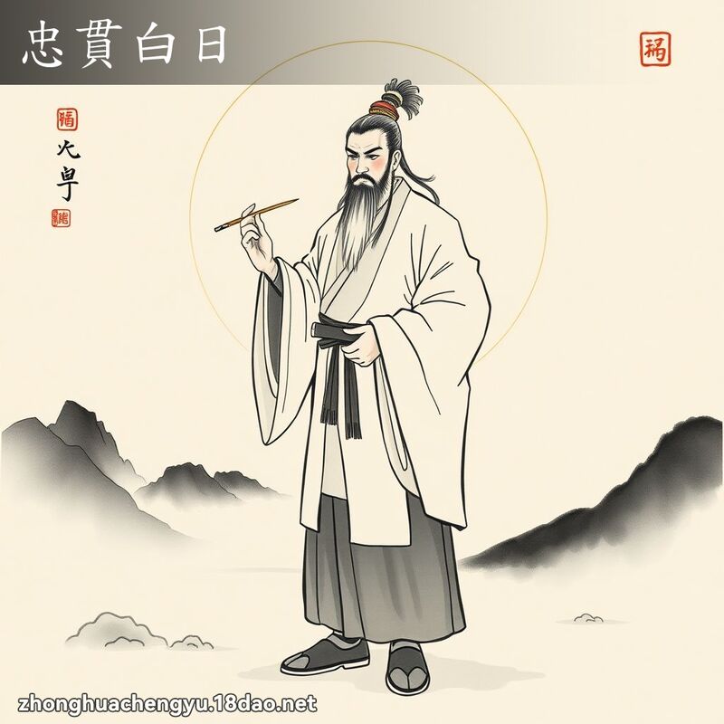 忠貫白日 配图