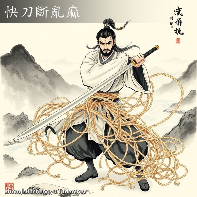 快刀斷亂麻 配图