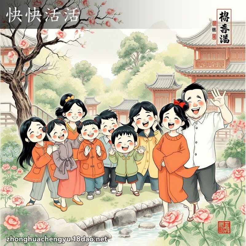 快快活活 配图