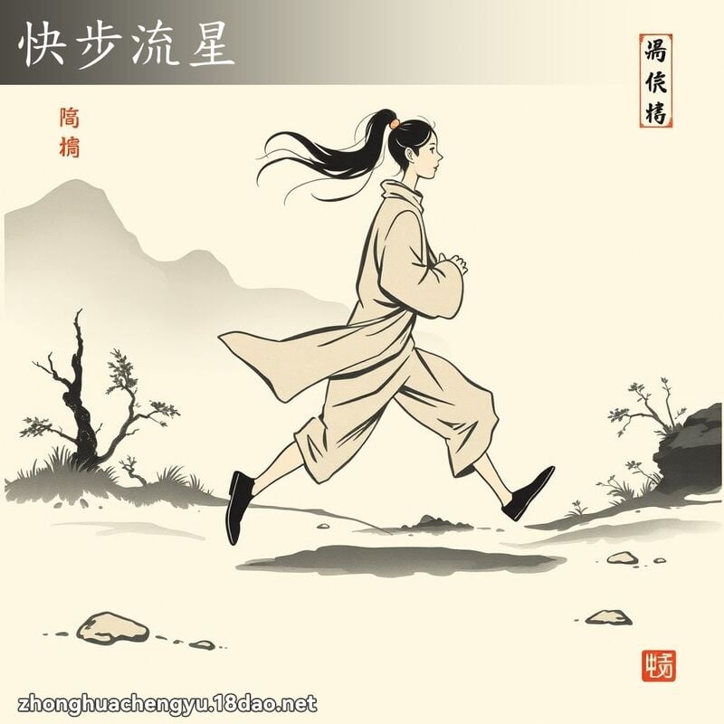 快步流星 配图