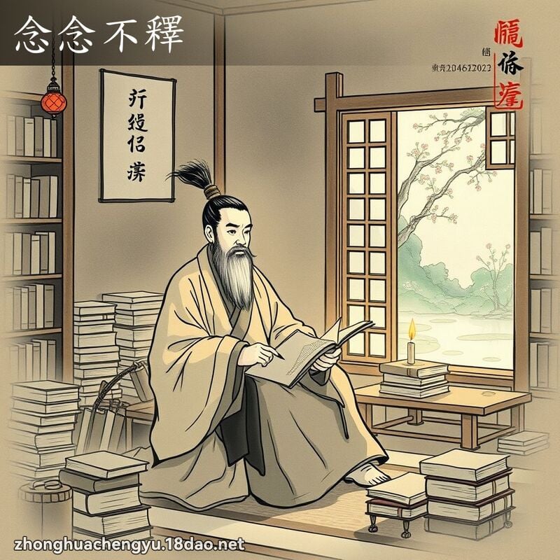 念念不释 配图
