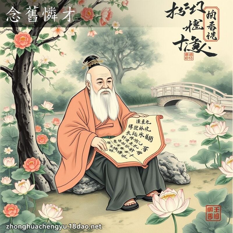 念旧怜才 配图