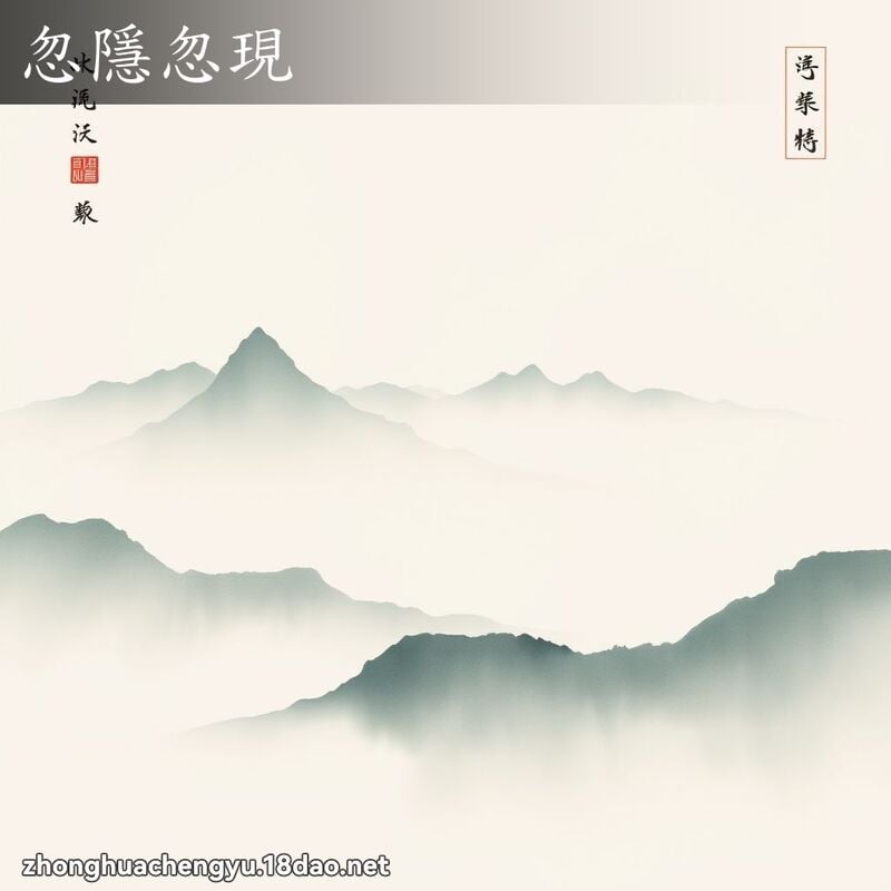 忽隱忽现 配图