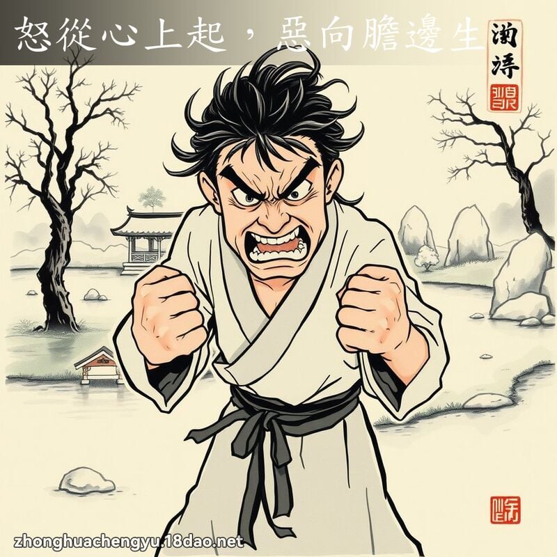 怒从心上起,恶向胆边生 配图