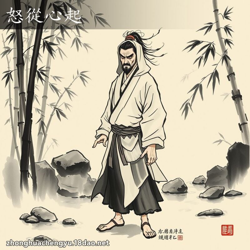 怒从心起 配图