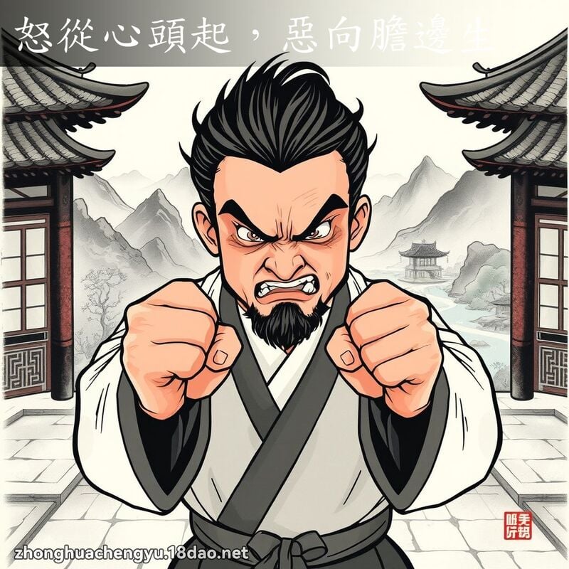 怒从心头起,恶向胆边生 配图