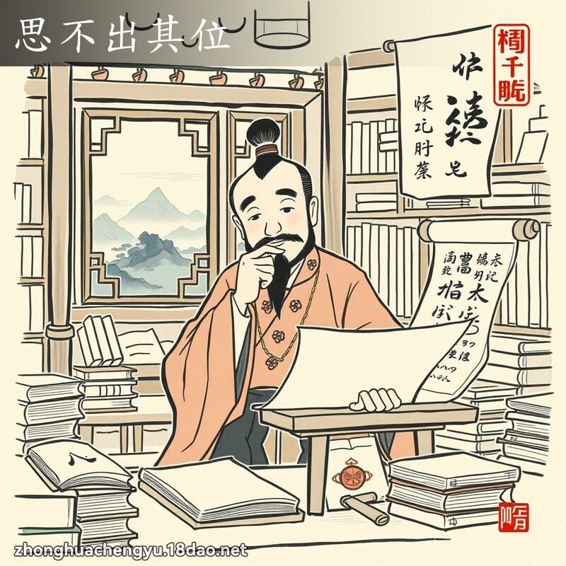 思不出其位 配图