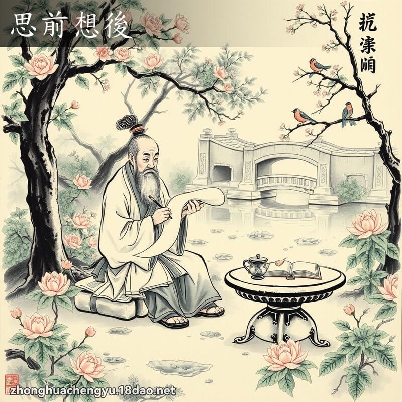 思前想后 配图