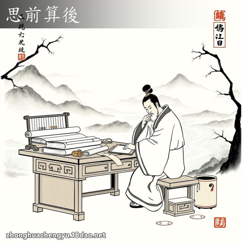 思前算后 配图