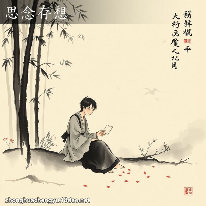 思念存想 配图