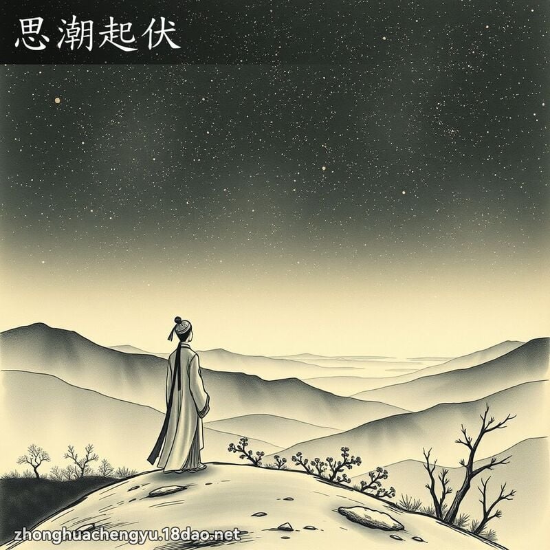 思潮起伏 配图