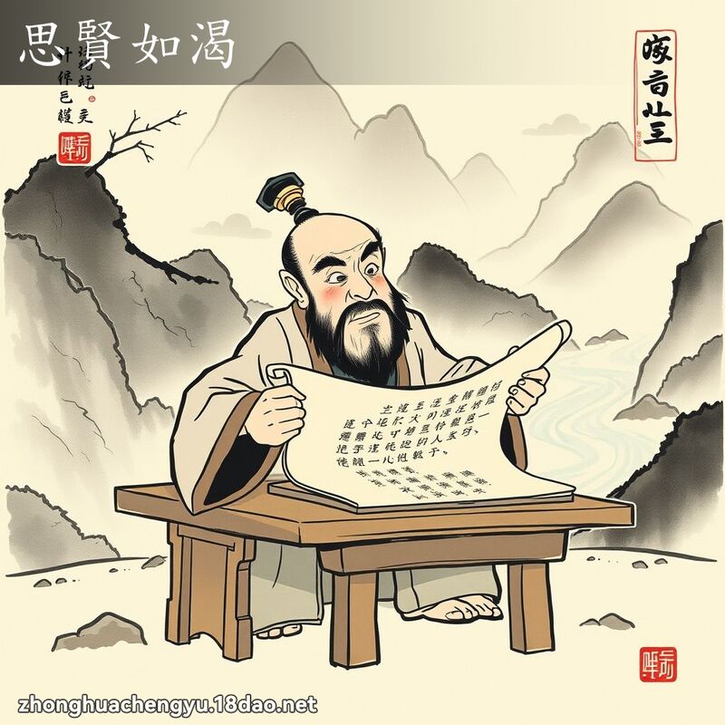 思贤如渴 配图