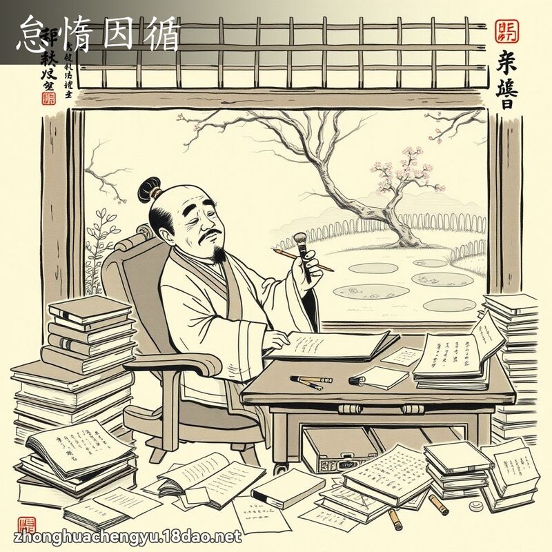 怠惰因循 配图
